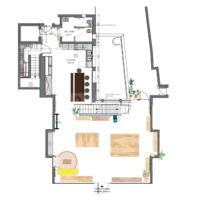 Plan de la Grande salle