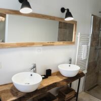 Maison d'Invites Chant d'Etoile : "Salle de bain chambre Vegetale"