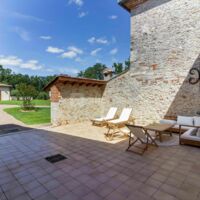 Vue du patio de la Maison de Maître