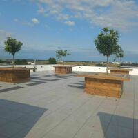 Rooftop au lever du soleil