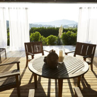 LA TERRASSE COUVERTE AVEC VUE