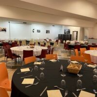 Vue banquet 120 personnes MAX Jonquille