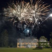 Feu d'artifice au château