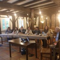 Formation de commerciaux avec le PDG de la société