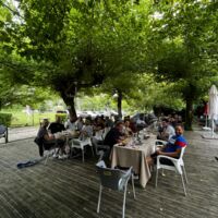 Repas de Club Sportif sur la terrasse