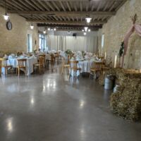 Salle réception la grange abiamce campagne chic