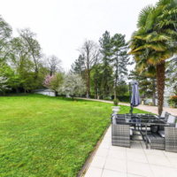 Terrasse, salon extérieur et jardin