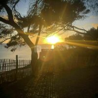 Aux premières loges du couché de soleil