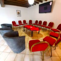 Espace poker dans la salle de jeu