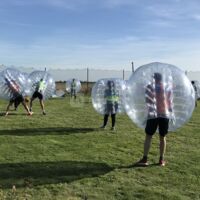 Terrain de bumper ball