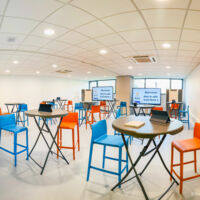 Salle Electron Libre de La Base by CCI19 en version "Cocktail" ou rencontre BtoB