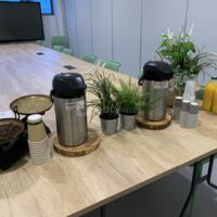Salle Electron 1 de La Base by CCI19 en version "Petit déjeuner de travail"