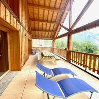 Une terrasse d'un des gites
