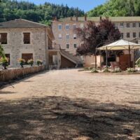 Vu du domaine de la cour d'honneur