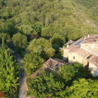 Vue aérienne du Mas Suéjol