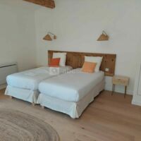 Possibilité de logement sur place Chambre double  lits jumeaux 90cms