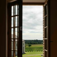 Les Douves - Vue sur le parc du Chateau