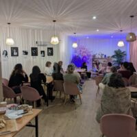 Salle de réception en mode groupe de partage