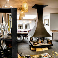 Salle Restaurant Cheminée