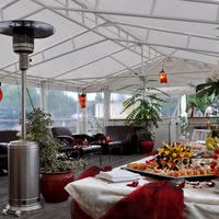 Terrasse panoramique couverte et chauffée aux beaux jours...