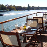 Vue sur le ski nautique