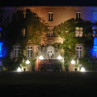 La Façade sud avec eclairage