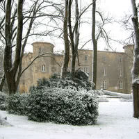 La commanderie sous la neige