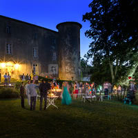 Fête la nuit au nord du Château