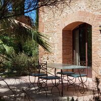 Terrasse du gîte "Les Bougainvilliers", Grand Belric