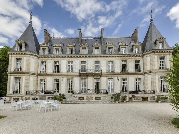 Carte Postale Ancienne 1907 - Ozoir La Ferrière, Château Des Agneaux (77) Timbrée