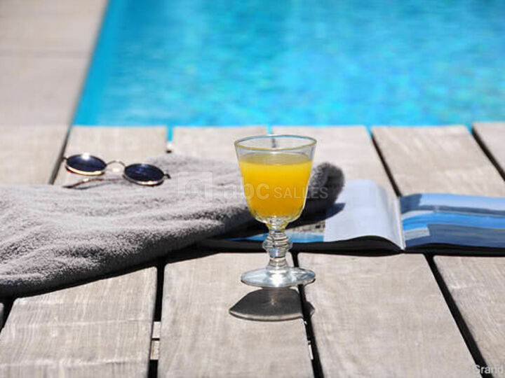 Piscine et son pool house