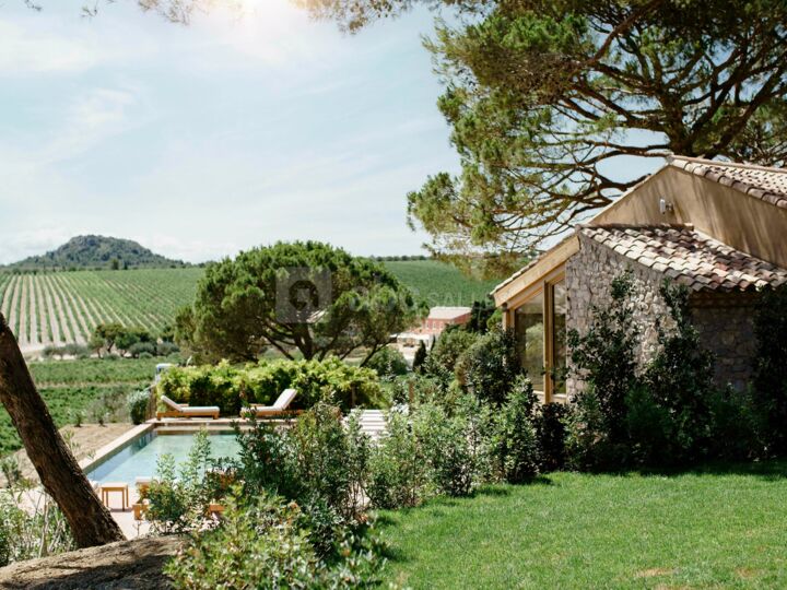 La terrasse de la Villa Soleilla