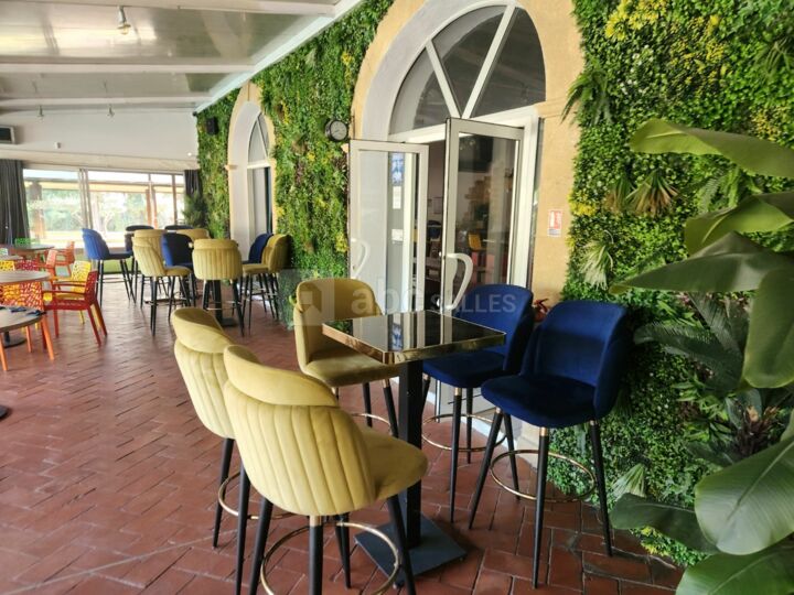Salle véranda / pizzeria + salle bar