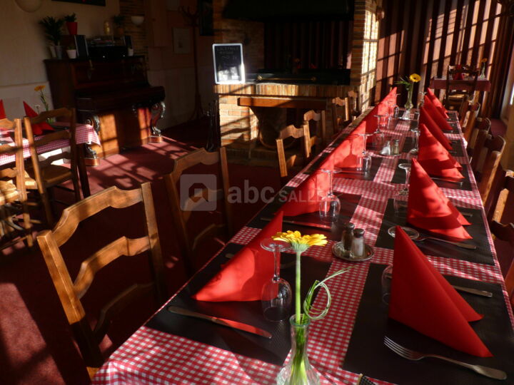 Salle Avec Cheminée Centrale