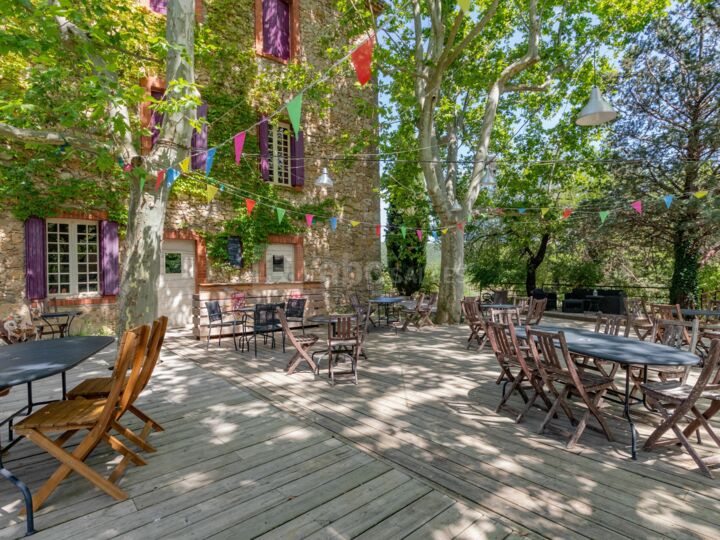 Terrasse ombragée