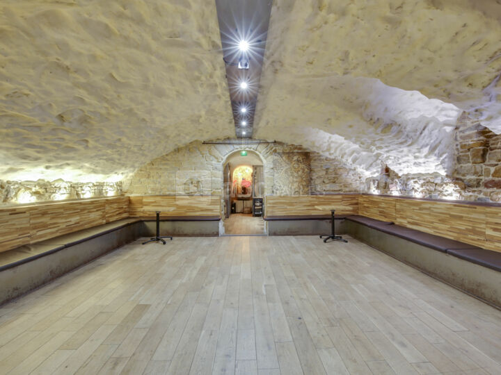 Espace en cave voûtée