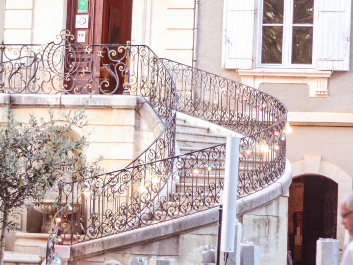 Le parvis du château