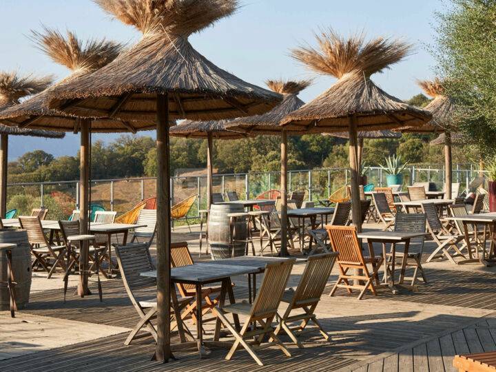 Paillotte et Terrasse du Bas