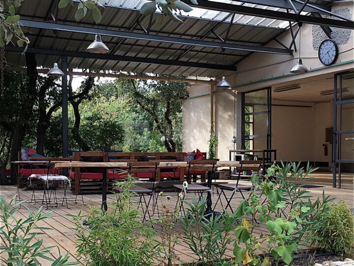 Terrasse couverte