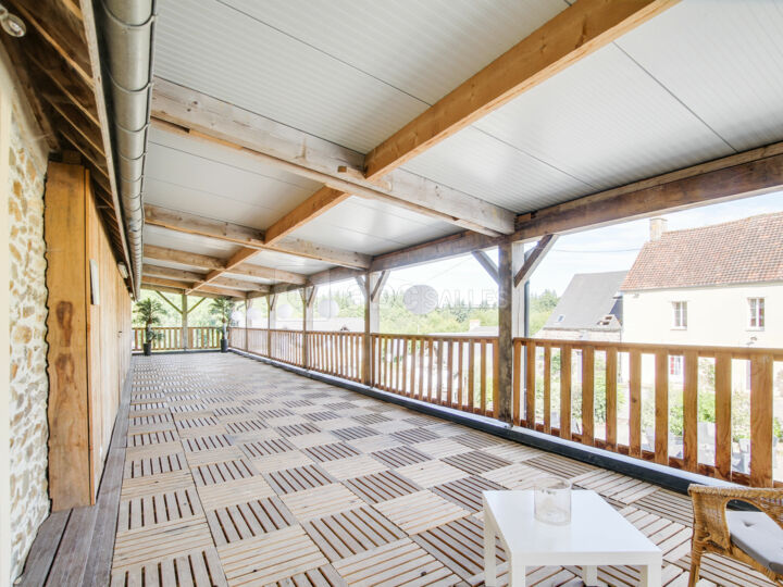Terrasse en bois - Vin d'honneur