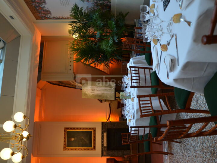 Jardin d'hiver et salon aux colonnes