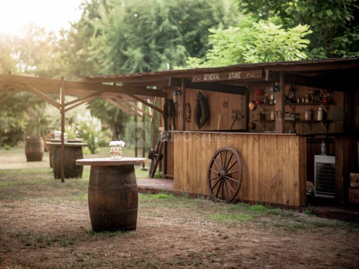 Espace de réception extérieur