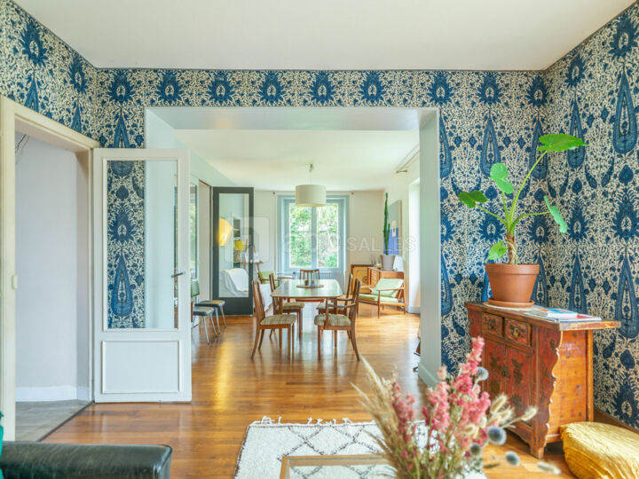 Salle de réception avec véranda