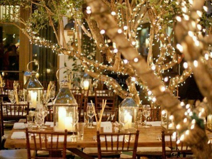 Terrasse pour le cocktail