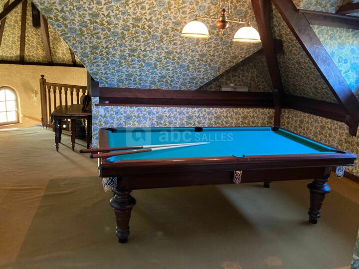 Salon / cuisine / terrasse / salle billard / piano...