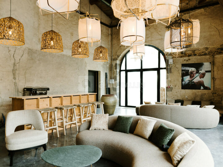 Bar lounge la piscine