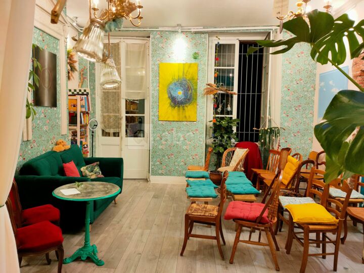 Salon avec 3 espaces