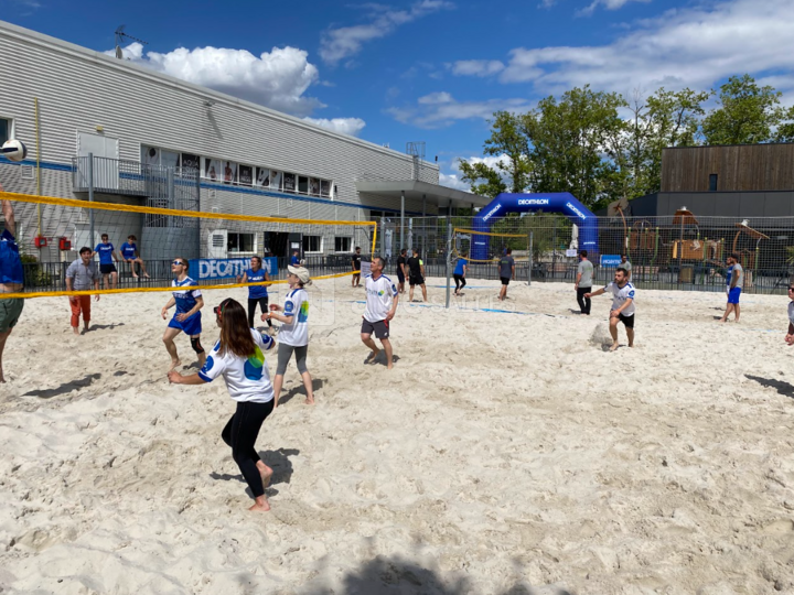 Terrain de beach volley