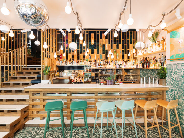 Espace Bar + Espace contre bas + Etage