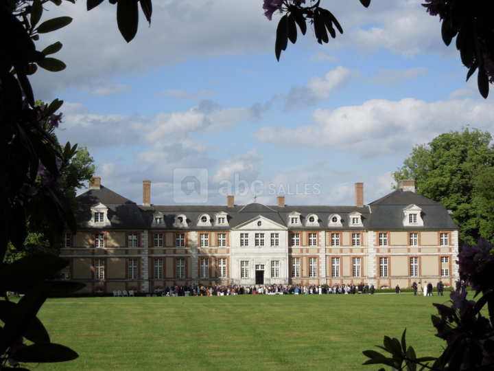Terrasse devant le château
